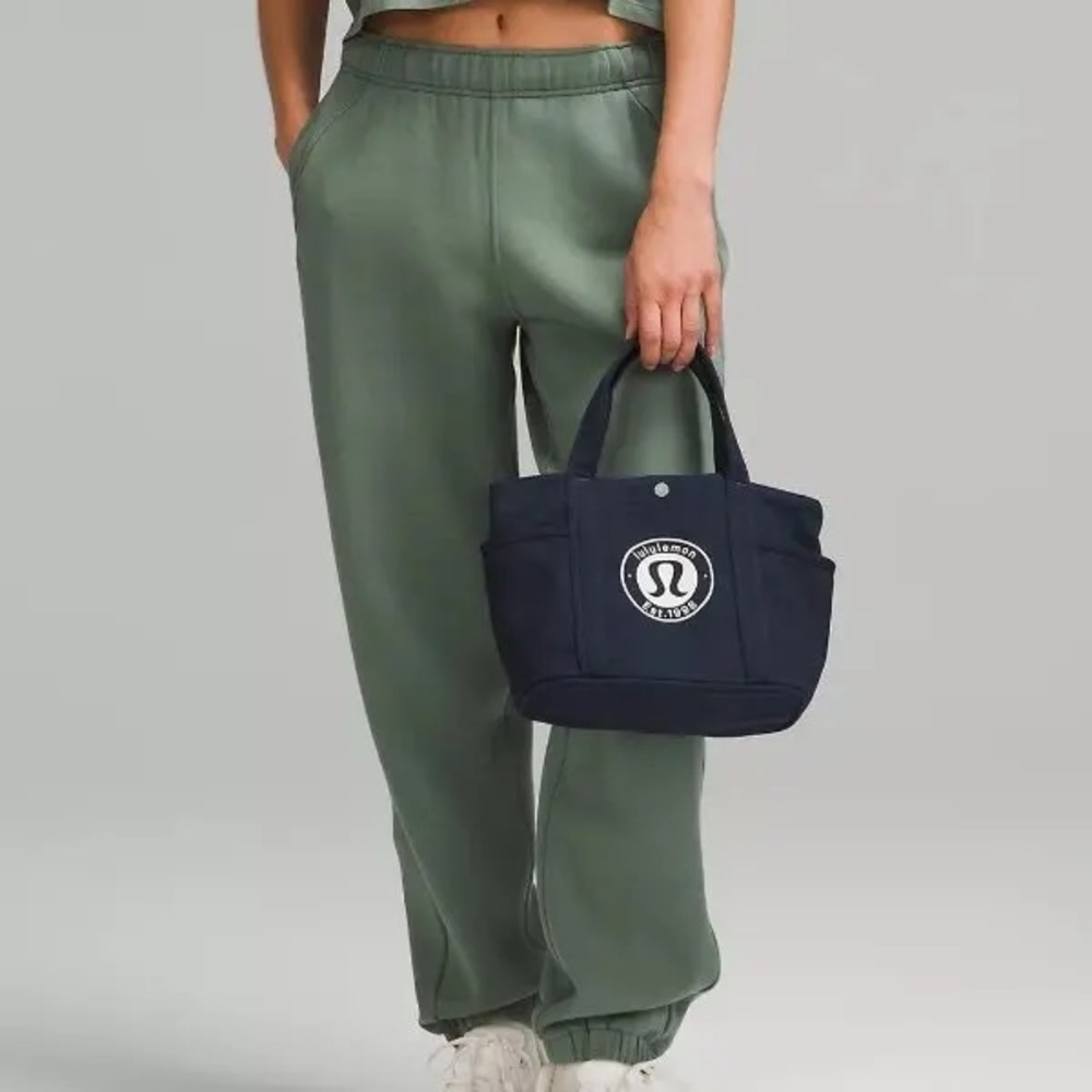 Lululemon Daily Multi-Pocket Mini Canvas Tote Bag 6.5L